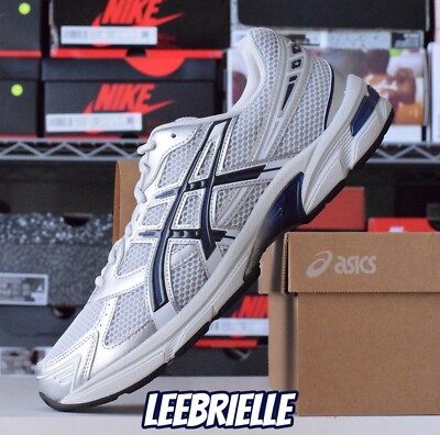 NEW ASICS Gel-1130 Glacier Grey Black 1203A686-020 Men's Size 7.5