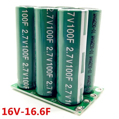 1/2PCS 16V-16.6F Farad Capacitor Electrical Component Super Capacitor Double Row