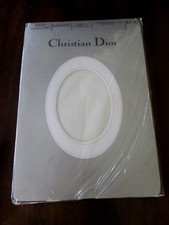 CHRISTIAN DIOR Diorissimo PANTYHOSE 3 ALABASTER Hosiery Ultrasheer Leg