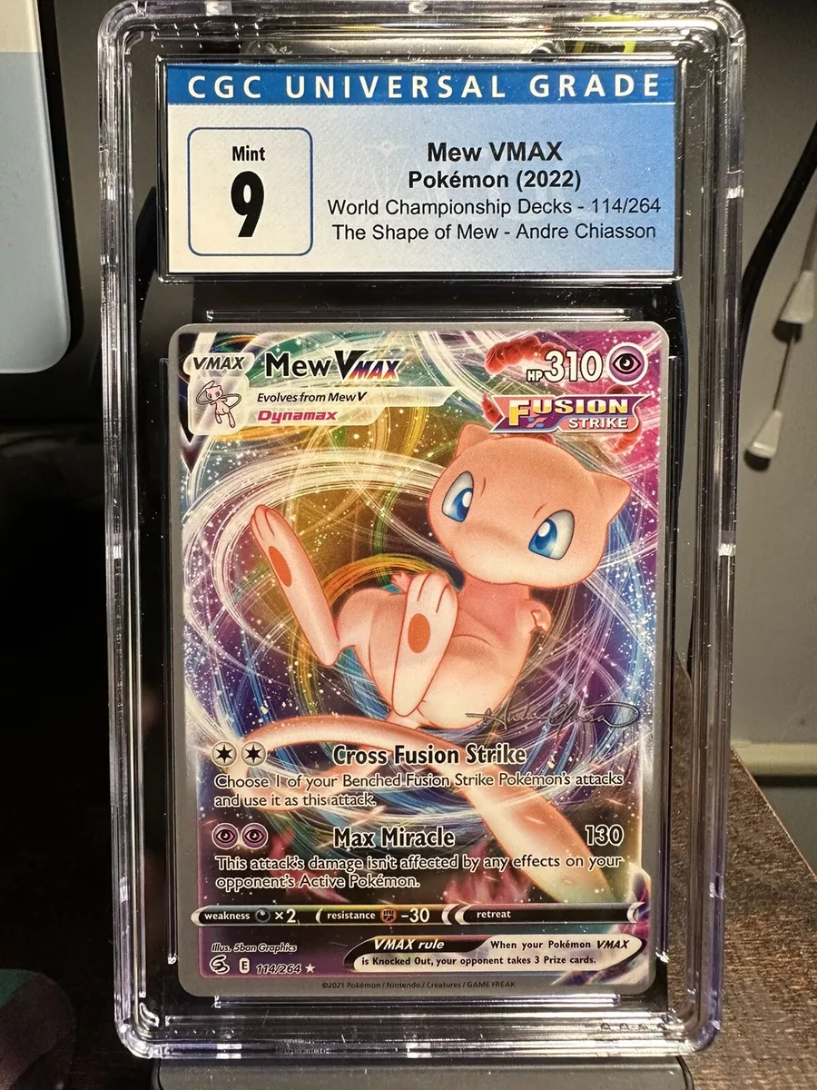 Mew VMAX CGC 9.5 114/264 - Pokemon Graded Cards » Fusion Strike - Graded  Power