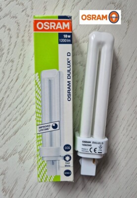 Osram Dulux D 18W 840 Kaltweiß Cool White Kompakt made in german Lampe 2 Pin