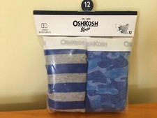 NWT Oshkosh Boys Boxer Brief Underwear 2pair/pack Camo many sizes