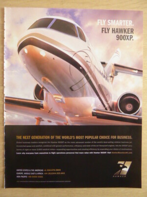 10/2011 PUB BEECHCRAFT HAWKER 900XP BUSINESS JET AIRCRAFT FLUGZEUG ORIGINAL ANZEIGE