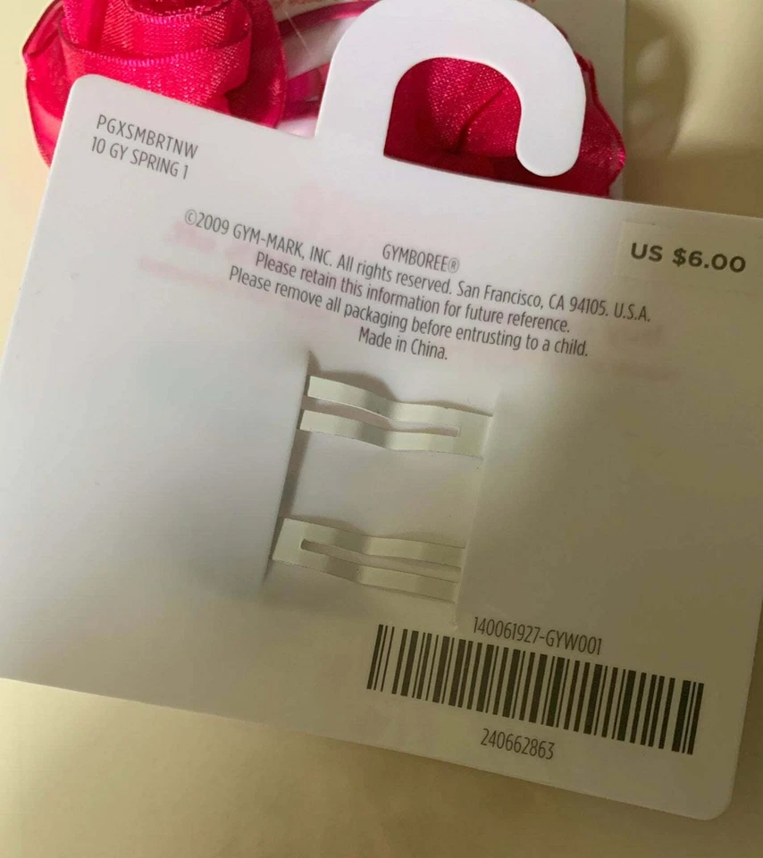 Juego de pasadores de moda Gymboree para niñas de hadas nuevo con etiquetas accesorio para el cabello Foto 3 de 3