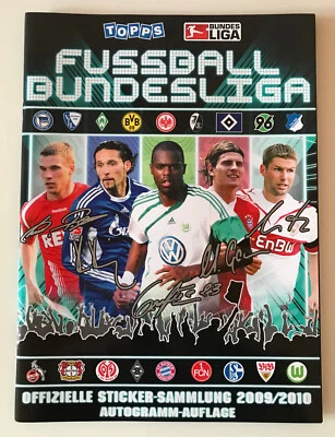 Topps Leeralbum Fussball Bundesliga 2009/10 +421 Sticker ungeklebt Komplettsatz - Bild 1 von 4
