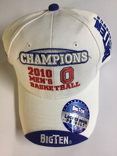 OHIO STATE BUCKEYES 2010 BIG 10 CONFERENCE CHAMPIONS HAT BRAND NEW WITH TAGS