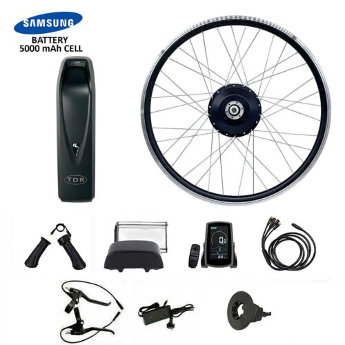 48V 750W Front 24 InchElectric Bike Conversion Kit + Samsung Cell 20AH Battery