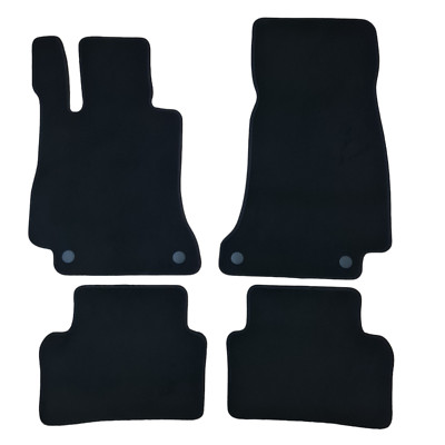 Velour Car Floor Mats For Mercedes E Class W213 Auto Liners Waterproof Black New