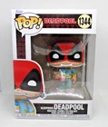 NEW - FUNKO POP! MARVEL - SLEEPOVER DEADPOOL #1344 -2023 - BOBBLE-HEAD