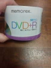 Memorex 50 Pack DVD R 16X, 4.7GB, 120 Min. Recordable