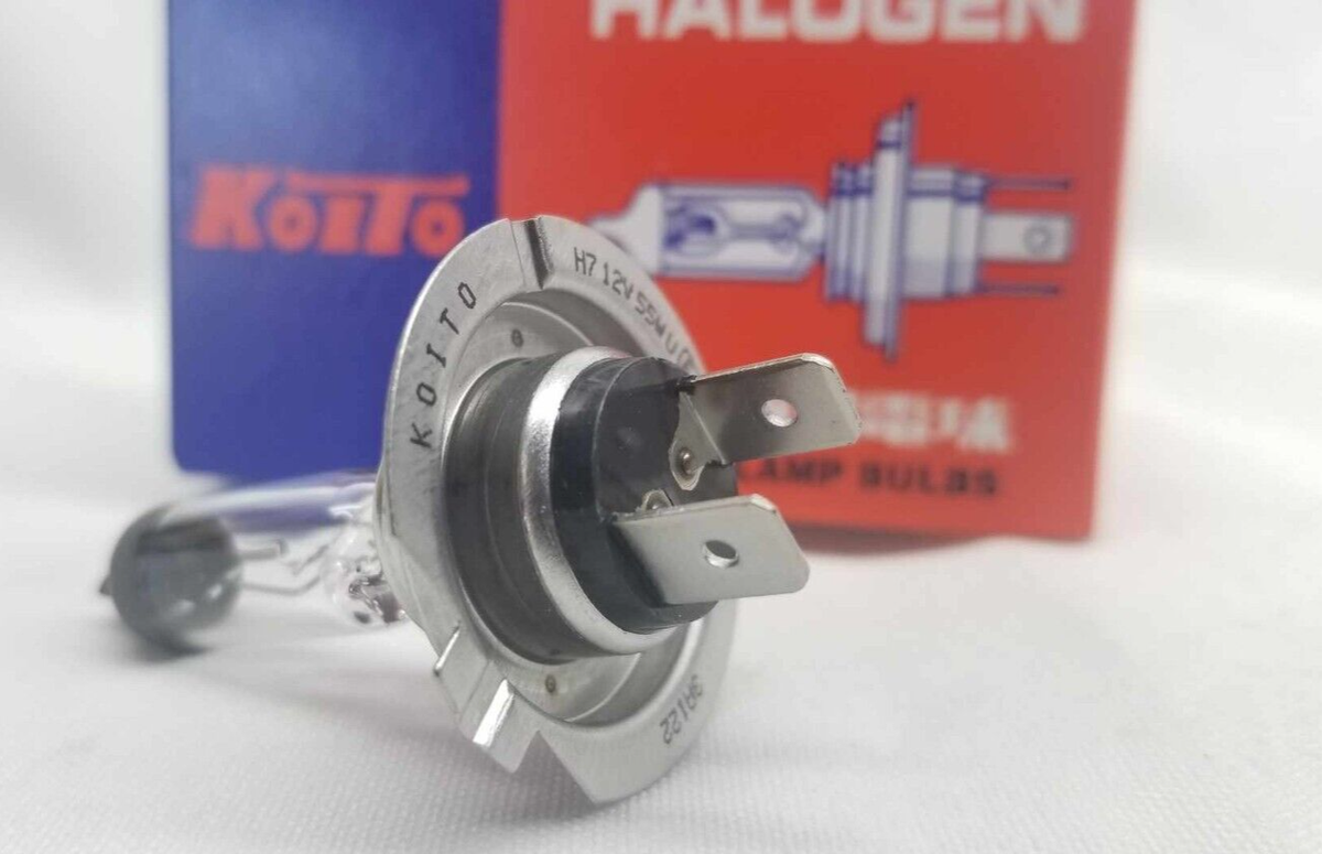 Koito Made In Japan Headlight Bulb - H7 Halogen (12V - 55W) | eBay