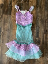 Disney Store Little Mermaid Princess Ariel Musical Costume Sz 9/10 Halloween