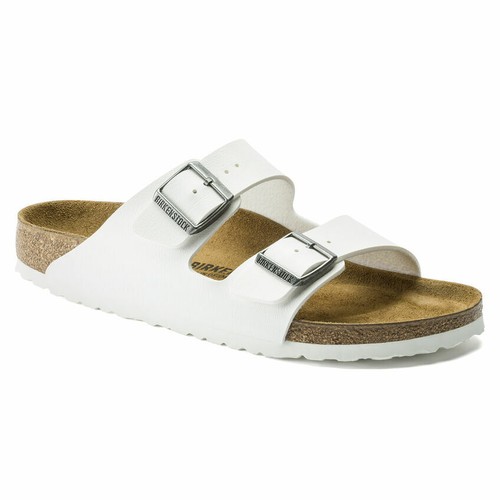 BIRKENSTOCK ARIZONA SANDALS MEN WHITE 