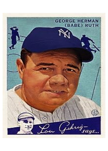 BABE RUTH 34### BUY 5 GET 1 FREE ### or 30% OFF 12 OR MORE