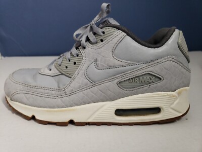 Nike Air Max 90 Premium Wolf Grey Sail White 443817-011 Size Nike Air Max 90 Premium Wolf Grey Sail White 443817-011 Size