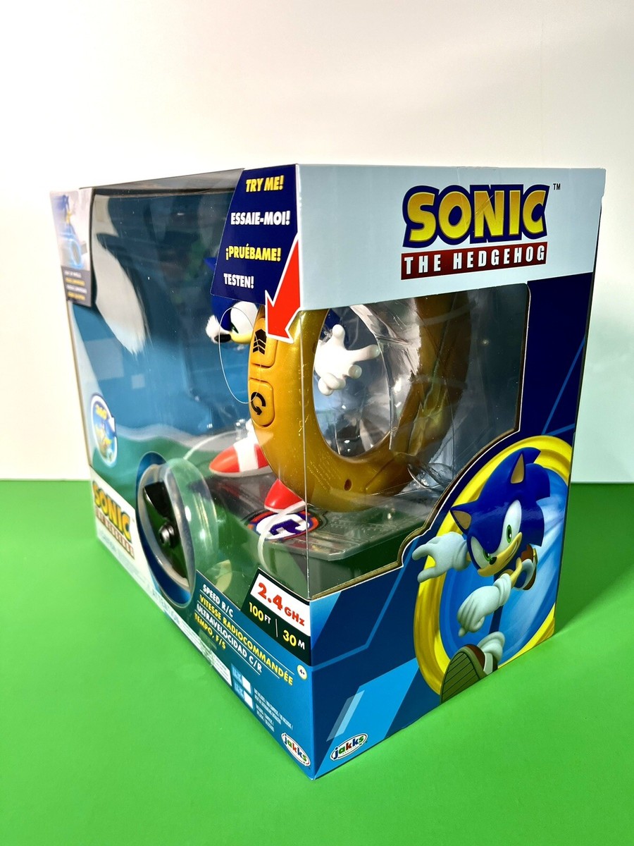 2024 JAKKS Sonic the Hedgehog - Sonic Speed RC Toy (Lights up
