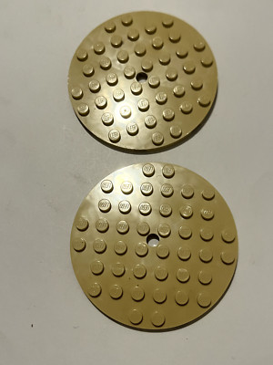 Lego 8x8 runde Platte, Farbe wählbar, Menge 2 Stück. 74611