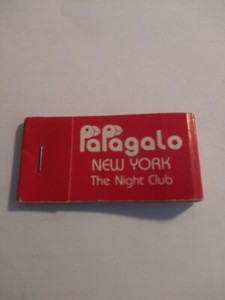Vintage Matches From Papagalo New York Night Club