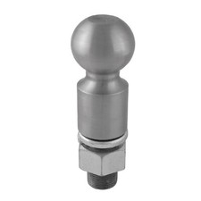 Curt 40087 Raw 2-516 Trailer Ball With 2 Shank 25000 Capacity