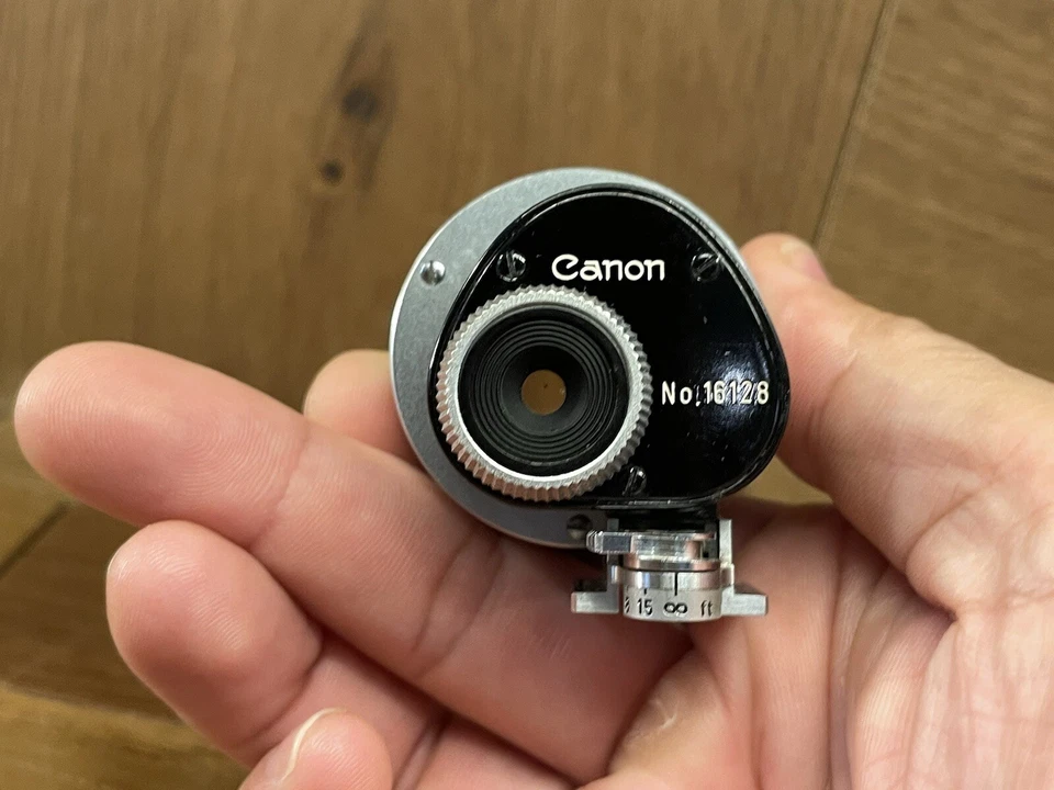 *Exc+5* Canon Turret Universal Parallax Viewfinder 35-50mm 85-135mm From Japan - Image 2 of 4