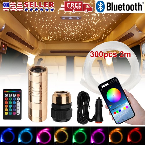 300Pcs Car/Home Headliner Star Light kit Roof Twinkle Ceiling Lights Fiber Optic eBay