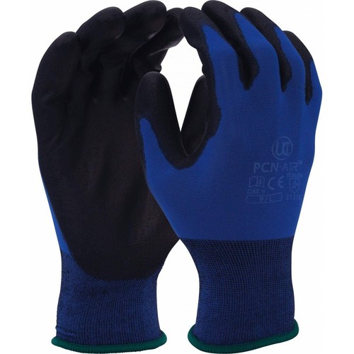 UCI Pcn-red Handschuhe – 13 Gauge, PU-Beschichtung, Nylon, EN388 Zertifiziert, Weiß