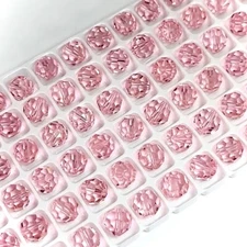 Preciosa Genuine Czech Round MC Faceted Crystals Light Rose pink Beads 6mm 8mm