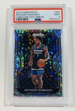 2020 Panini Prizm Anthony Edwards Rookie Variation Fast-Break PSA 9 Timberwolves