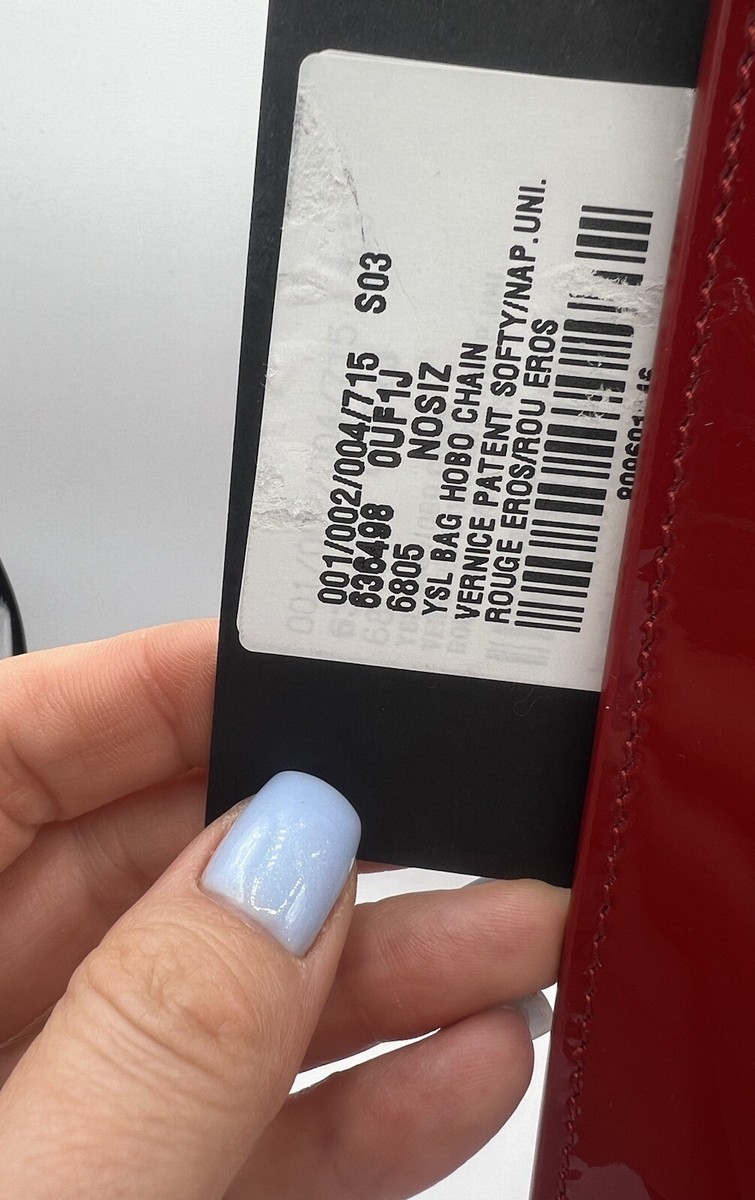 NWT Saint Laurent Suzanne Red Vernis Patent Leather Small NWT Saint Laurent Suzanne Red Vernis Patent Leather Small