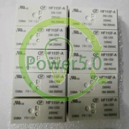 Relais HF115F-A-230-2ZS4 230VAC - Relais Électromécanique 8 Broches 8A