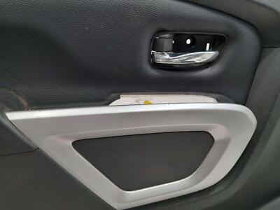 19-21 Nissan Titan SV Front Door Trim Panel LH Driver Side Black