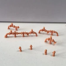 Pipe Valves And Fire Hydrant O S HO TT N Z Gauge For Railroads Dioramas Scenery