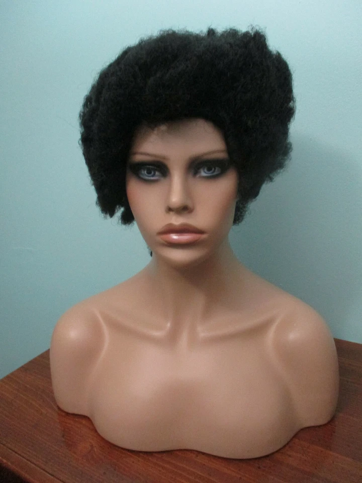 6" black curly AFRO WIG by SEPIA / WEST BAY - Image 3 of 4