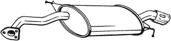 Bosal 177-003 EndschalldÄMpfer FÜR Mitsubishi-image