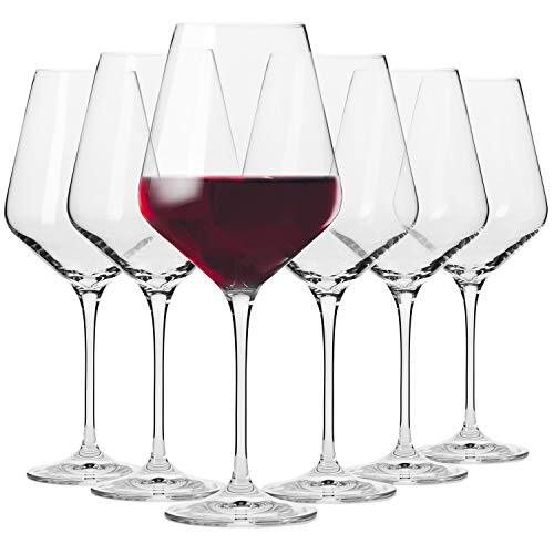 krosno red wine glasses