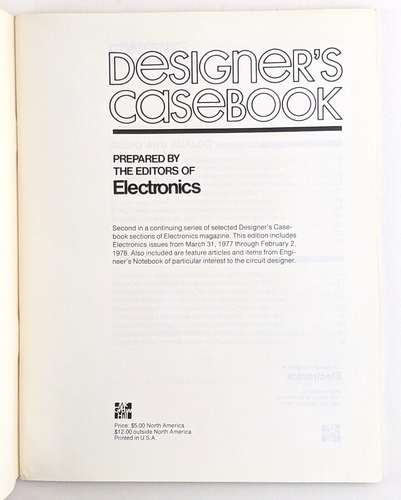 Elektronik Designer Casebook #2 (14F), Vintage Elektrotechnik - Bild 3 von 13