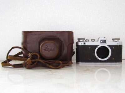 FED Zarya Body Only Vintage USSR Russia RF 35mm Camera for Repair or SPARE PARTS