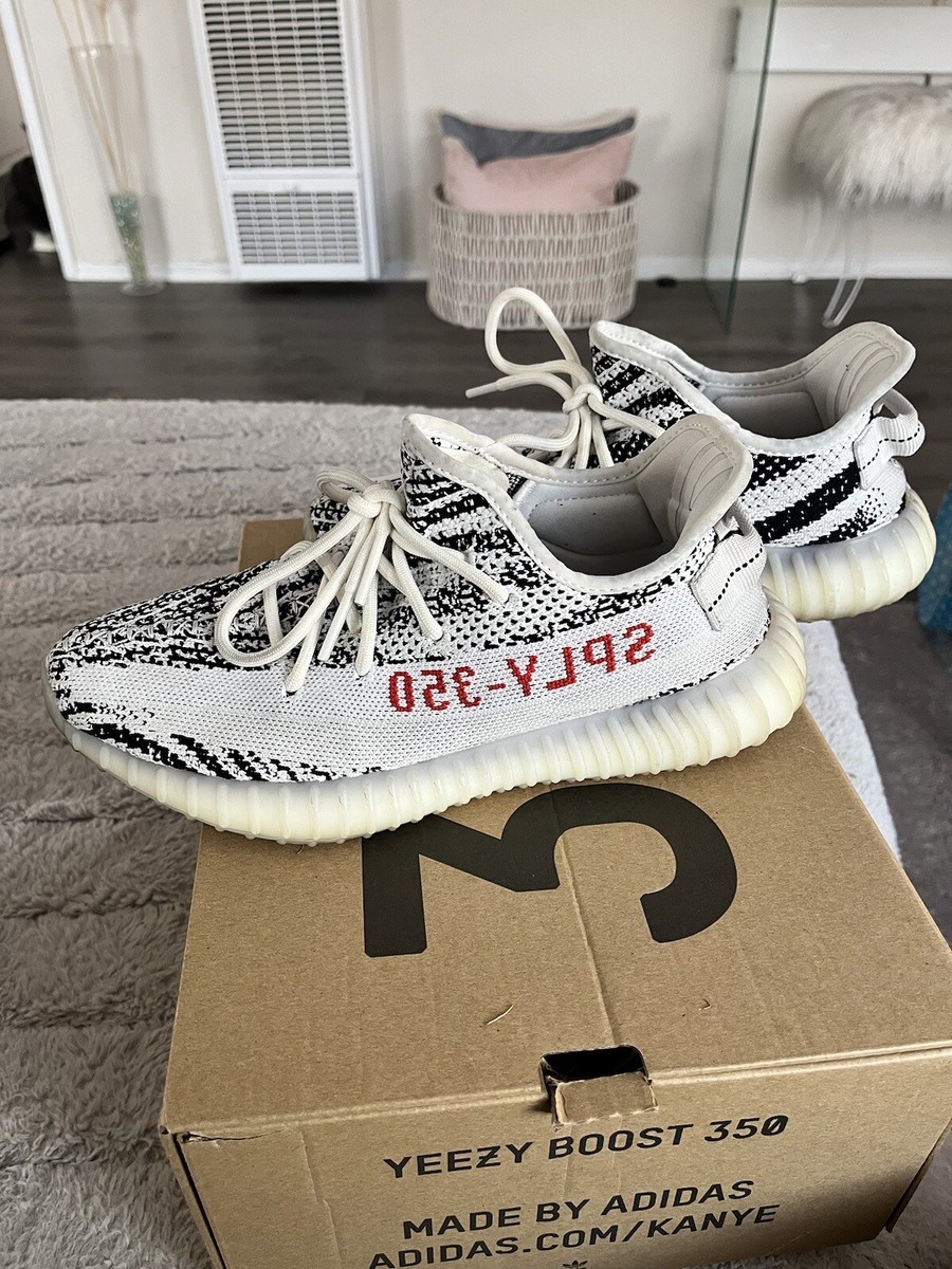 adidas gazelle silver green womens Yeezy 350 V2 Zebra - Iconic Primeknit Sneakers