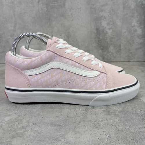 Vans Old Skool Rosa Entrenadores Talla UK 4 Rosa Gamuza Lona Gimnasio Informal Patín 507452 - Imagen 2 de 15