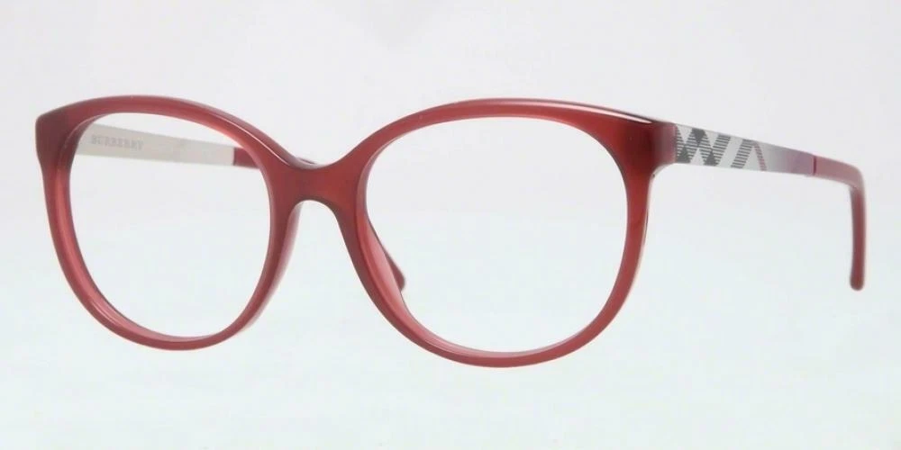 Burberry BE 2142 3402 Bordeaux Brille Glasses Frames Eyeglasses Size 51 17 140