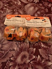 1991 Wilton Halloween Paper Baking Cups 150 Cupcake Liners Mini Size New Package