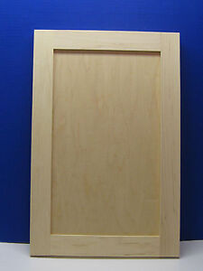 Maple Shaker Style Unfinished Cabinet Door Custom Sizes Available