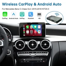 For Mercedes Benz C GLC W205 NTG5.0 Wireless Android Auto CarPlay Car Interface