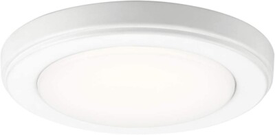 Kichler 44244WHLED40 - Zeo 7'' White LED Flush Mount Light - 4000K (2 Pack)