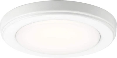 Kichler 44244WHLED40 - Zeo 7" White LED Flush Mount Light - 4000K (2 Pack)