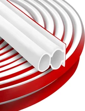 40 Feet Rubber Weather Stripping Door Seal Large Gap, Extra Thick Self-Adhesive