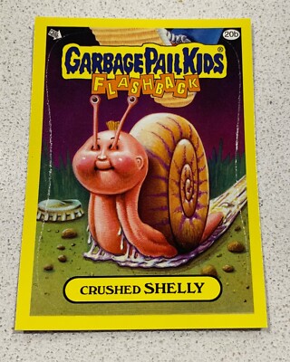 Garbage Pail Kids Flashback Serie 3 Crushed Shelly 20b Sticker/Karte 2011 sehr guter Zustand