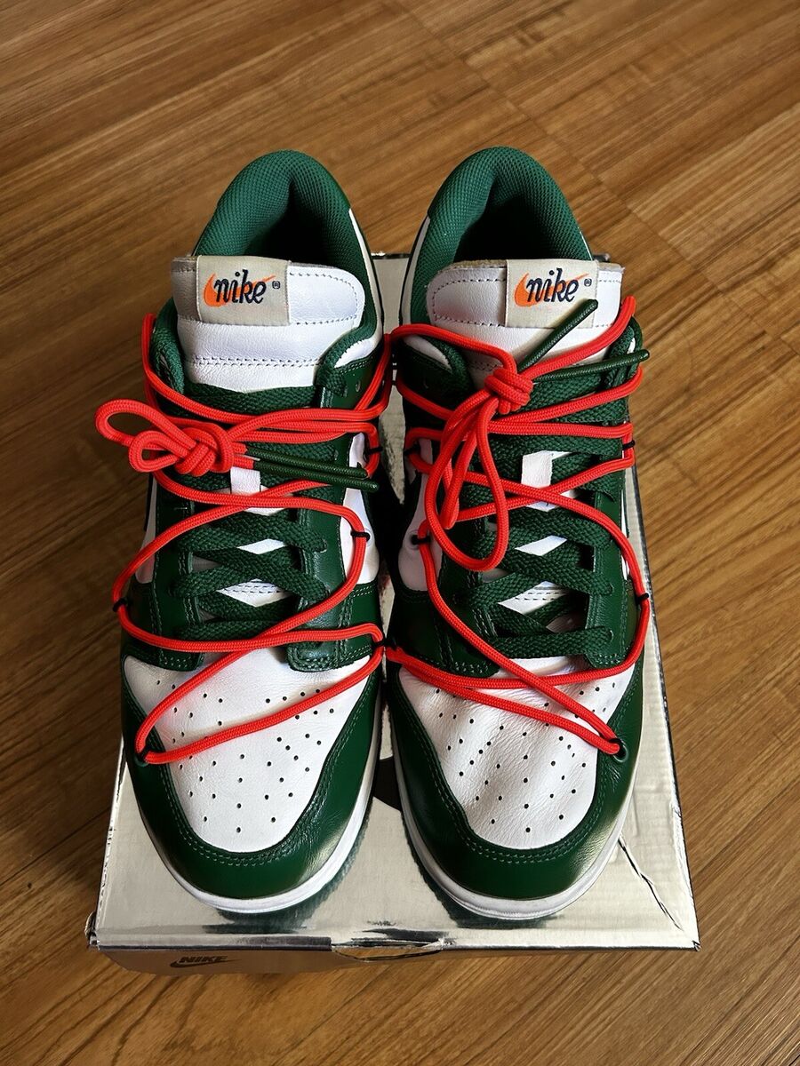 Size 10 - Nike Dunk Low x OFF-WHITE Pine Green 2019 Size 10 - Nike Dunk Low x OFF-WHITE Pine Green 2019