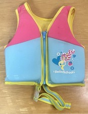 Toddler Girls Swim School Life Vest Flotation Ages 4-6