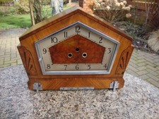 Mantle piece   ART- Deco  Mechanical clock in Need of REFURBISHMENT